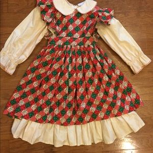 Girls sz 4/5 pioneer Halloween costume dress